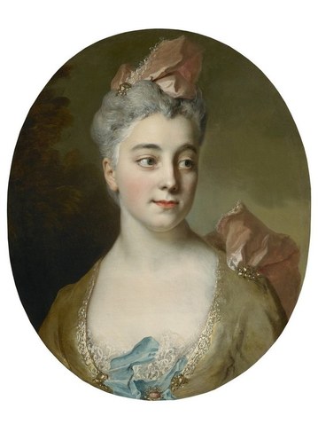 Mademoiselle de La Fosse,  1716, Nicolas de Largilliere (1656-1746) DIDIER AARON NY PARIS  LONDON